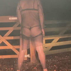 Sissy Bitch New Dress Outdoors 