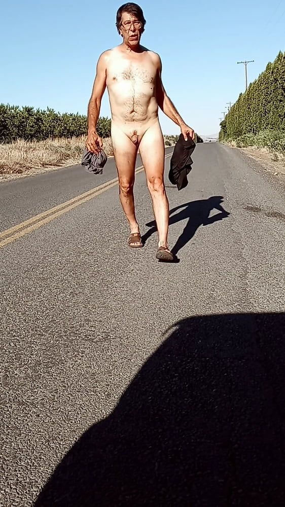 Naked in middle of street #2