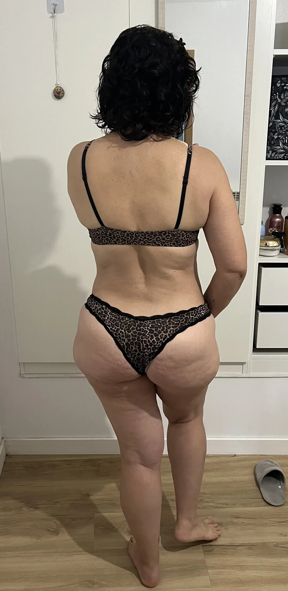 In lingerie