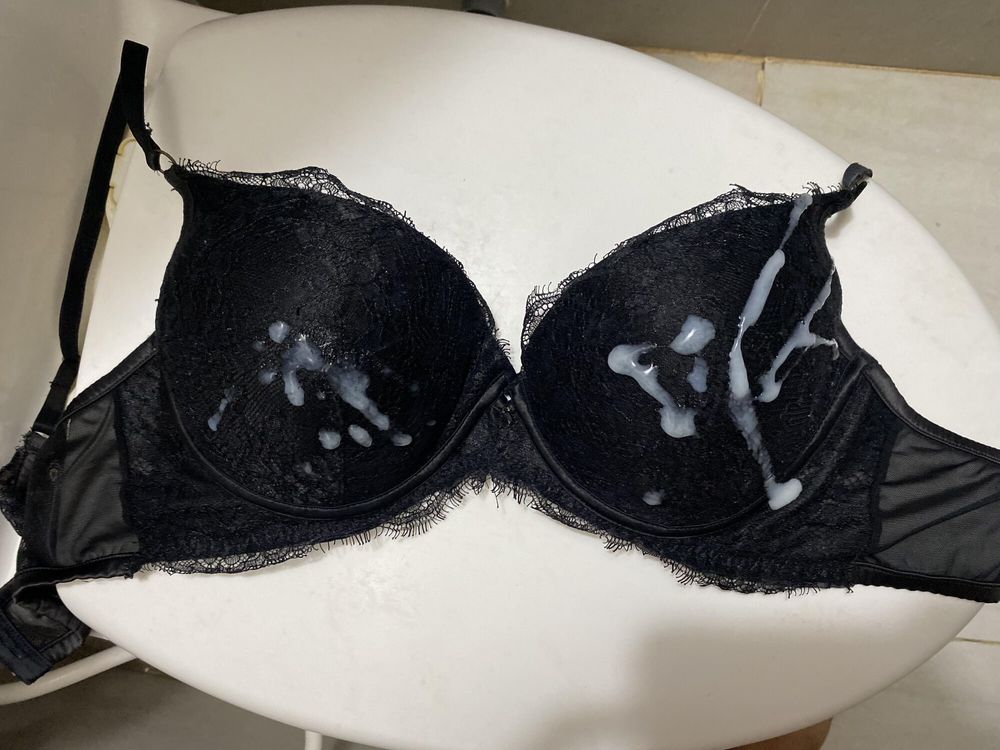 cum on my sister's bra #2