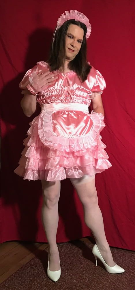 Joanie - Pink Sissy Maid #8