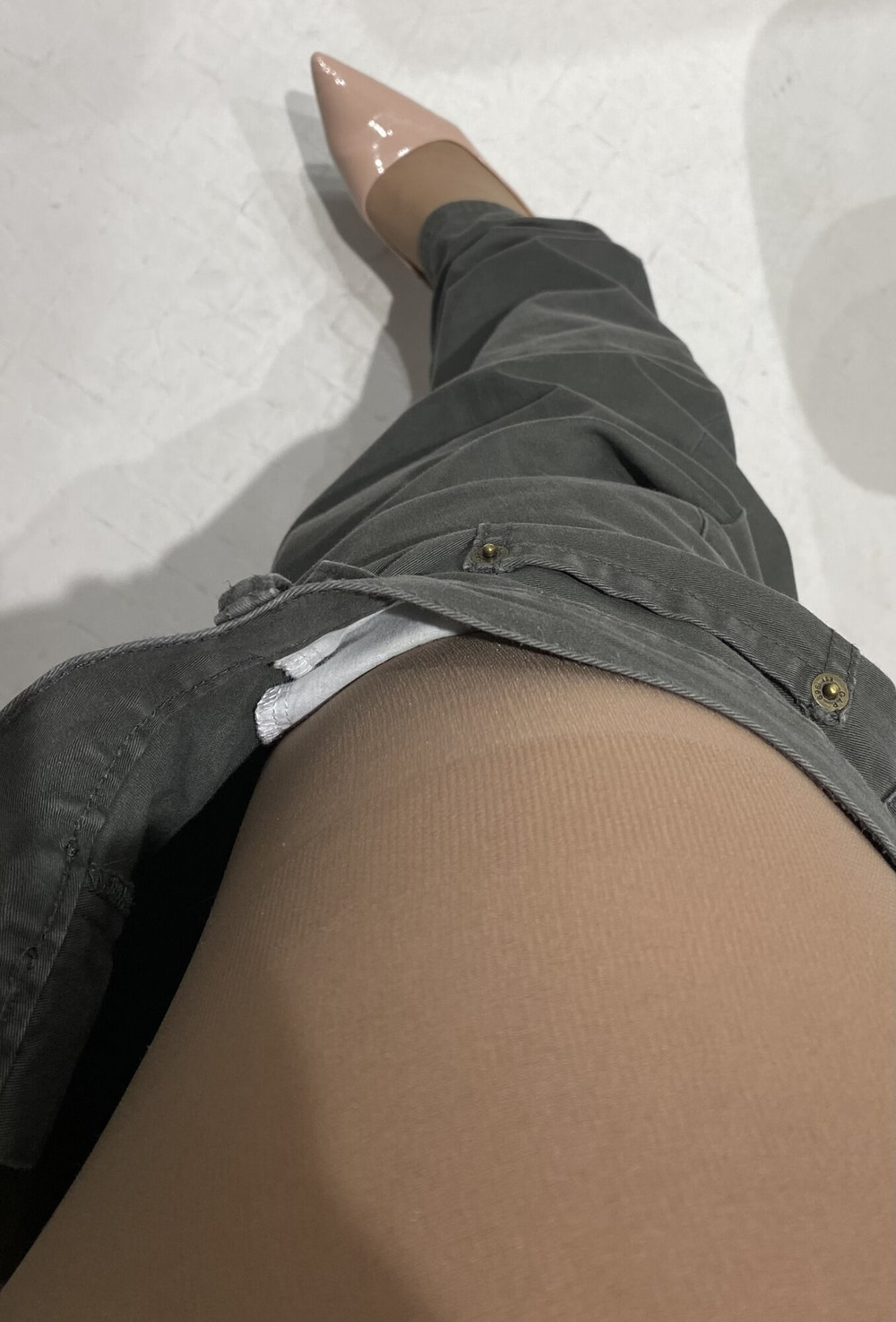 Wearing nylons out #2