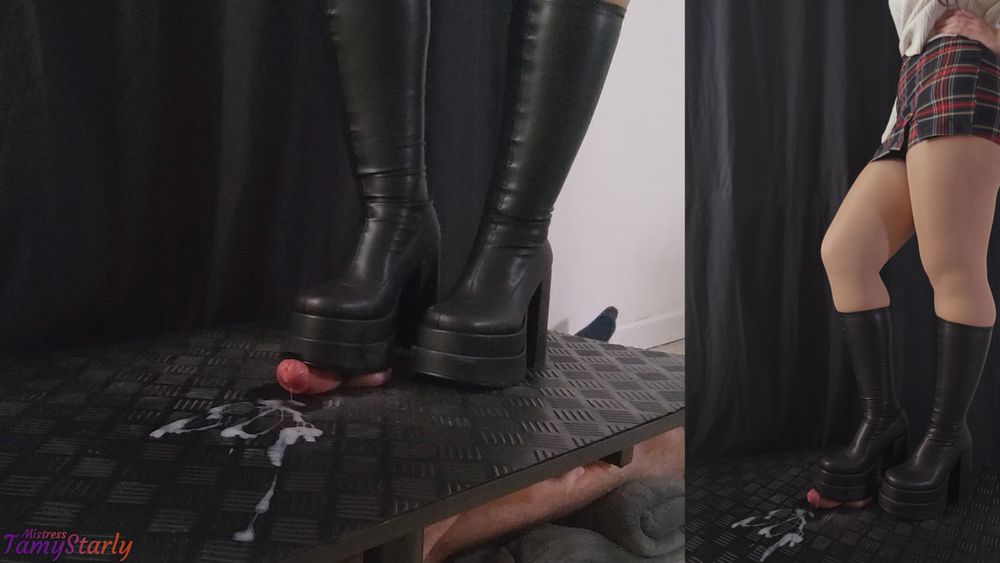 Ex Girlfriend Stomping Your Cock and Balls in Dirty Boots #11