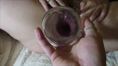 gaping hairy pussy pawg with glass bottle insertion         