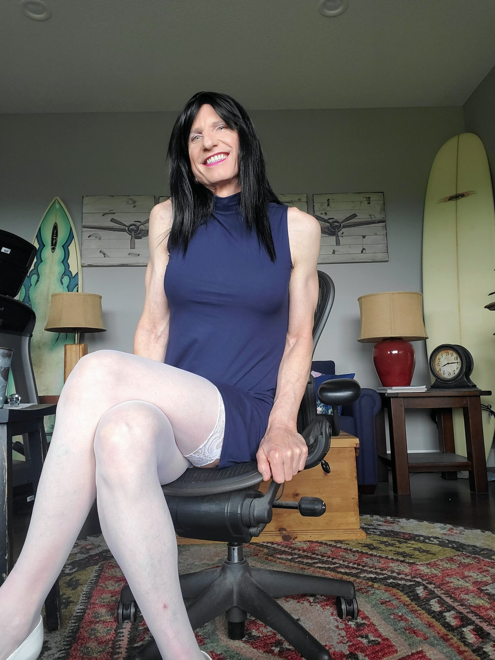 Blue dress four #5