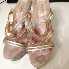 old stripper heels cummed