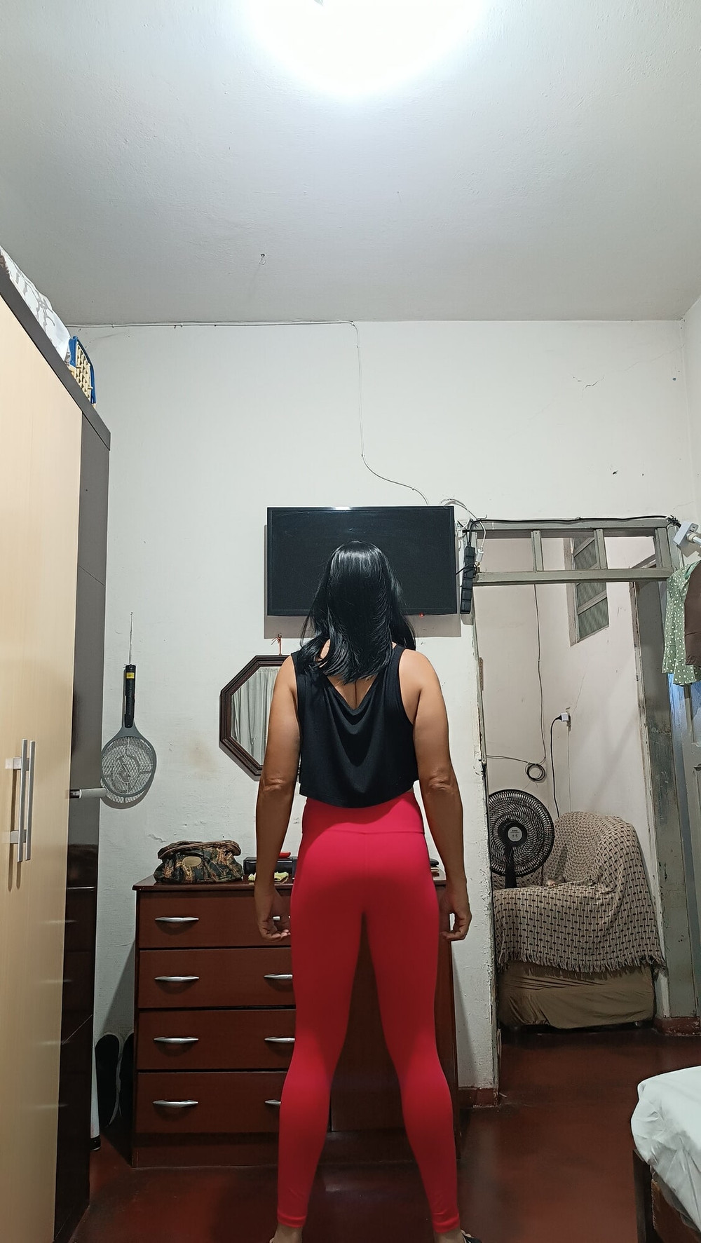 Sakura Nakamura Costume legs Red Gym #16