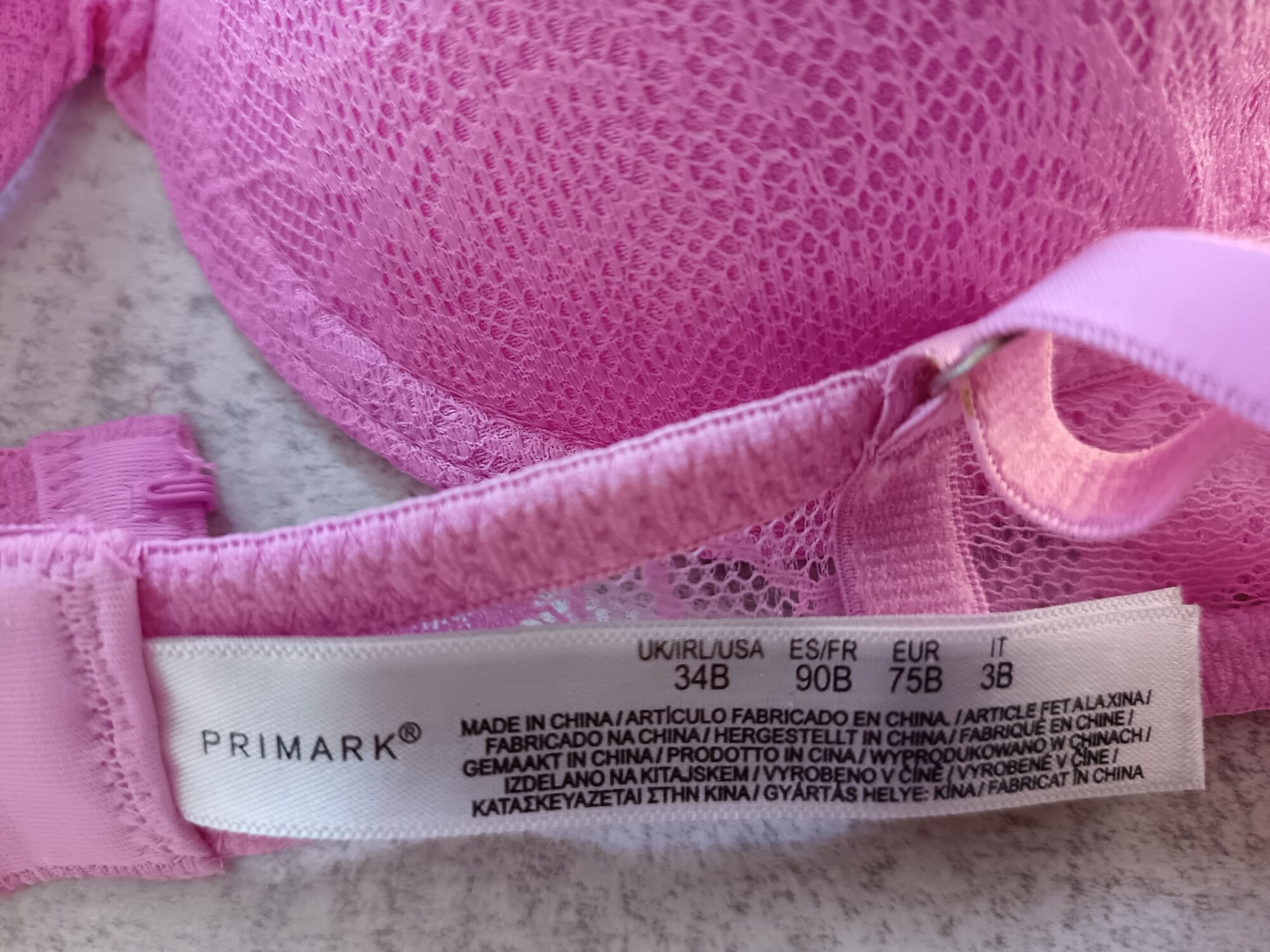 Pretty pink primark bra... 