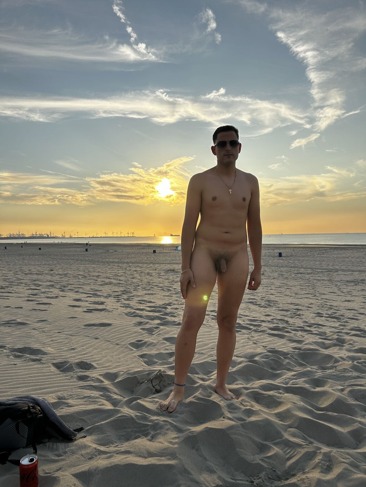  German boy on the nudist beach #7