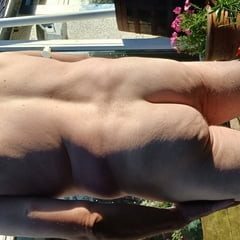 Butt in the sun