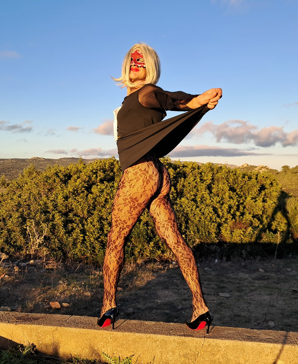 Kinky Perverted Nun in Nylon Stockings and High Heels #29