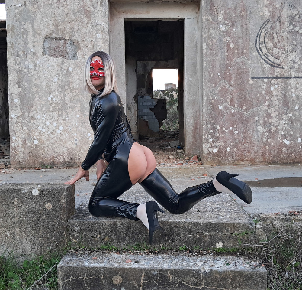 Kinky Perverted Nun in Nylon Stockings and High Heels #23