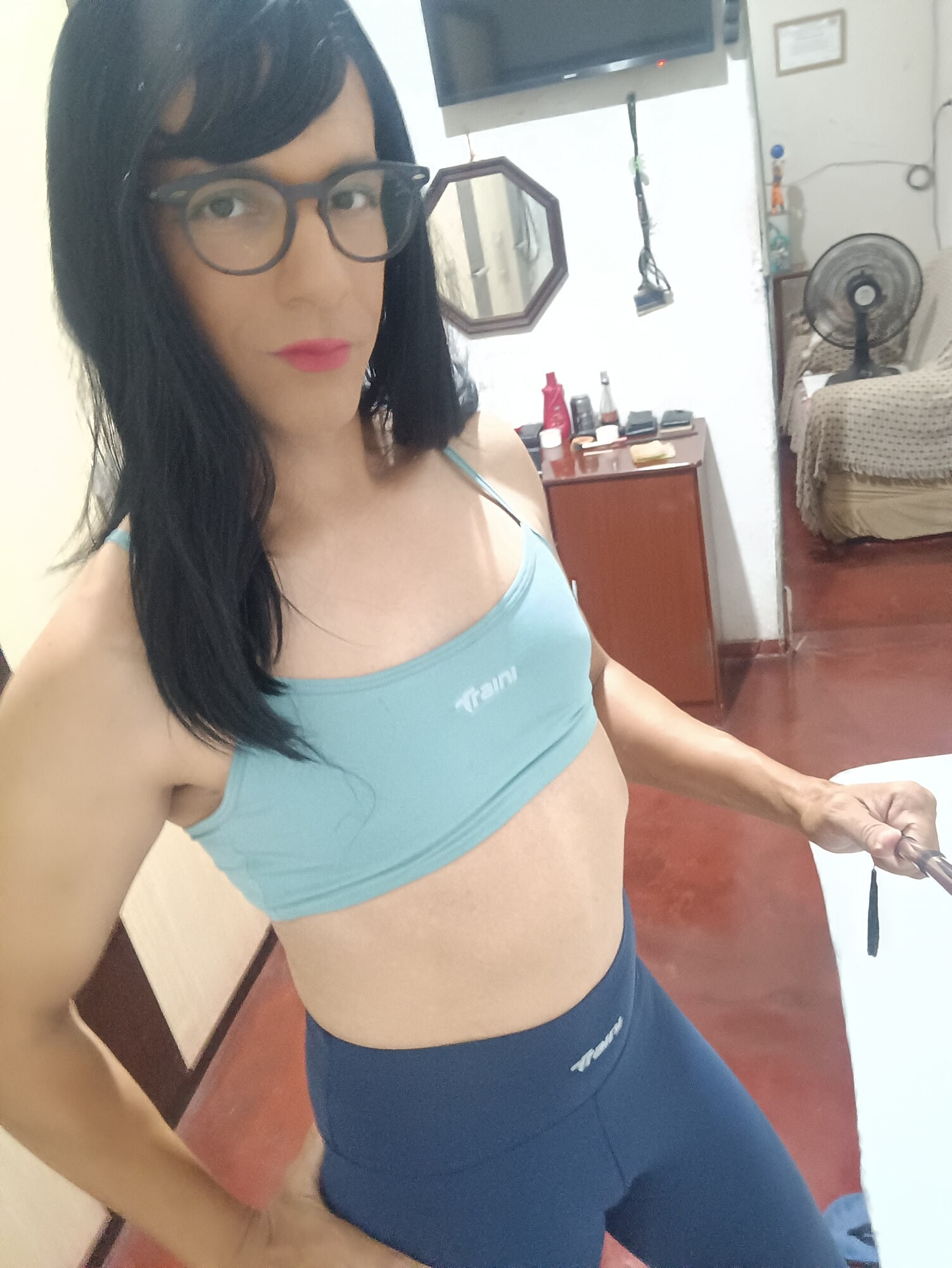 Sakura Nakamura Cute Legging Gym  #43