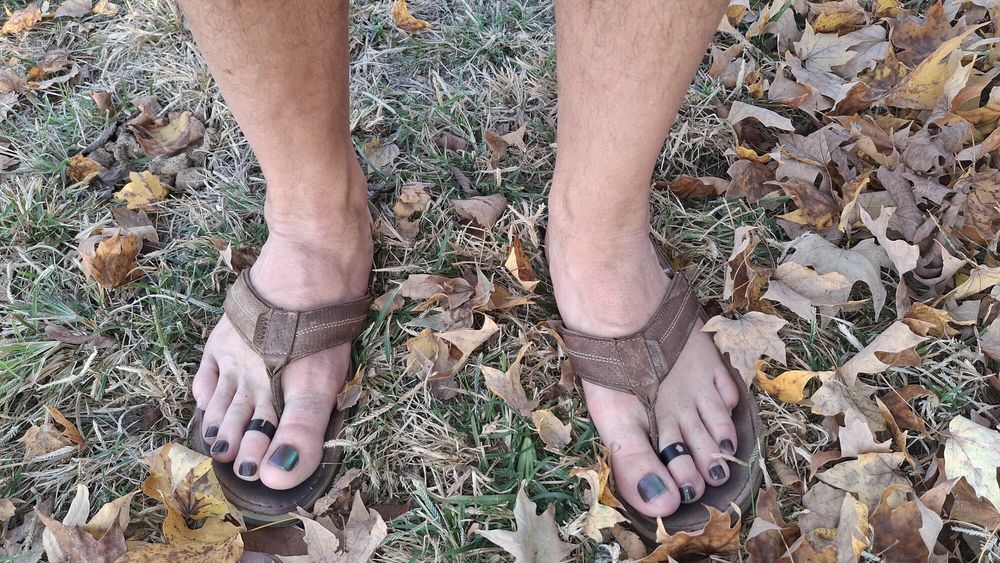 Feet in the leaves #2