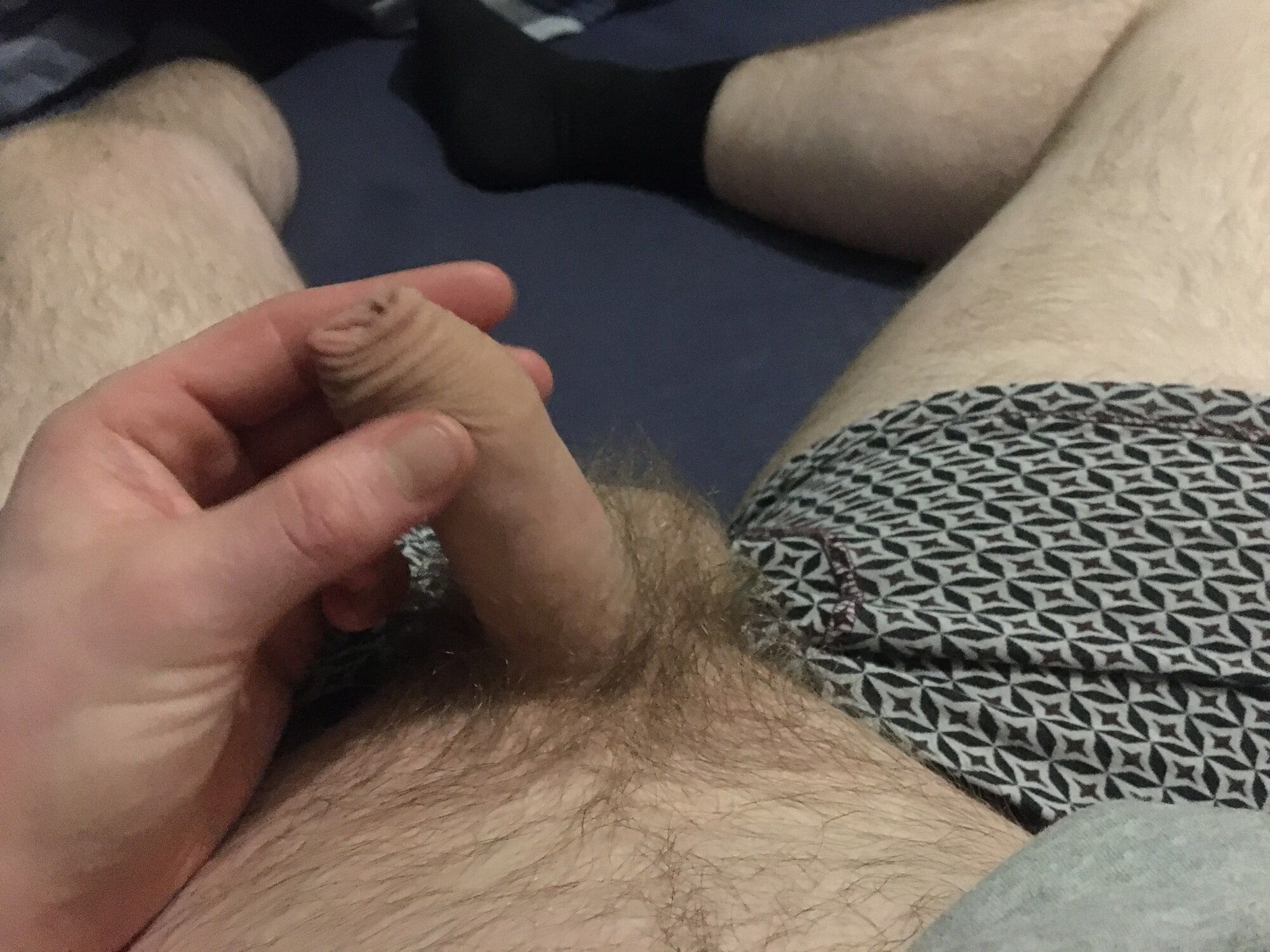 Hairy Dick And Balls Masturbation  #11