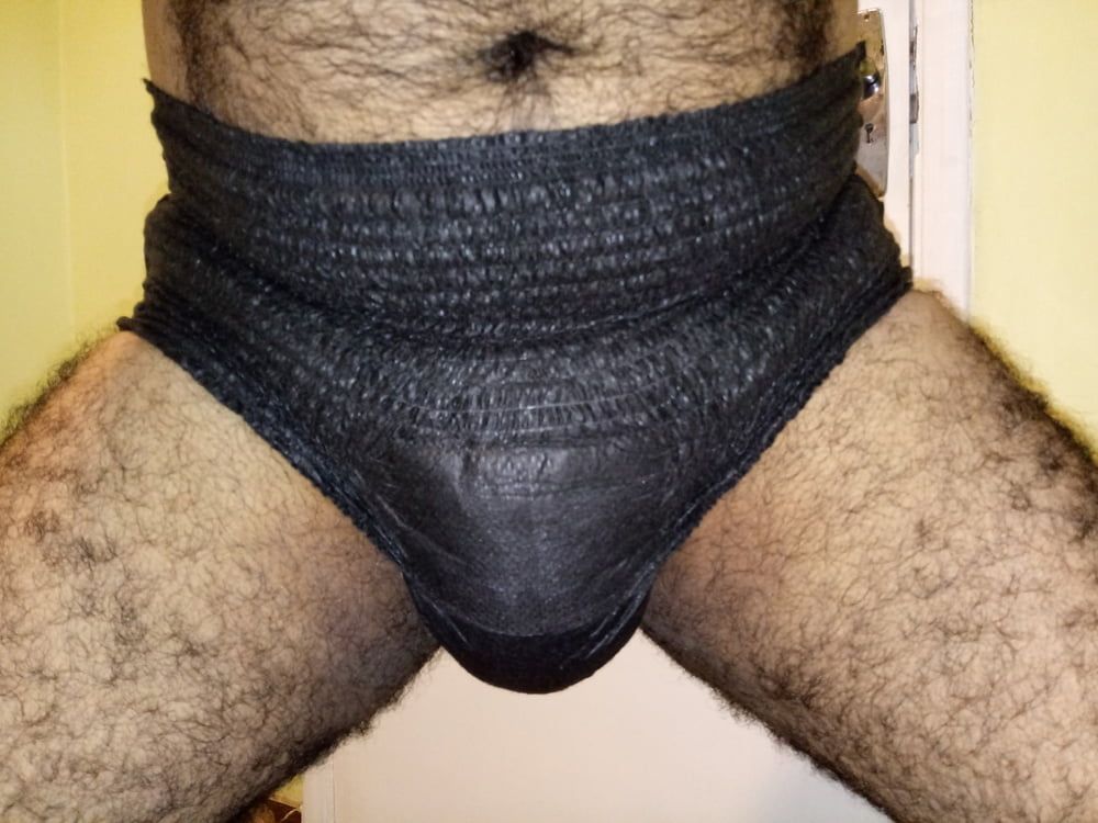 USING BLACK DIAPERS IN THE HOTEL  #3