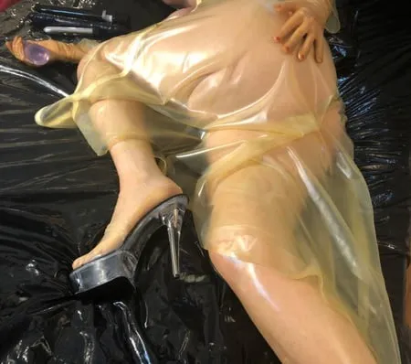 transparent latex masturbation         