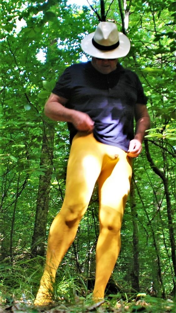 Outsoor Pantyhose Yellow #8
