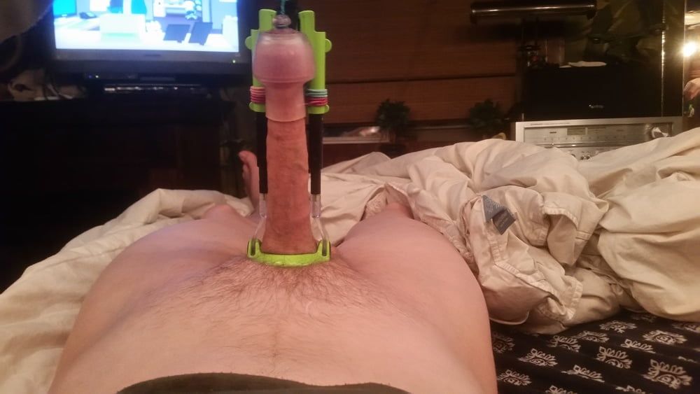 stretching my cock #4