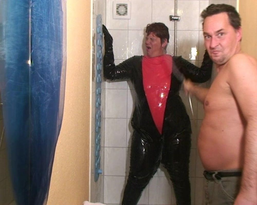 Punishment in the pvc suit #16