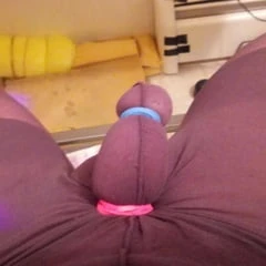 My 6 inch pantyhose cock