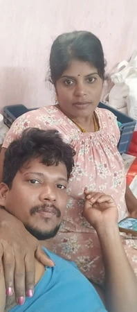 indian wife and husband         