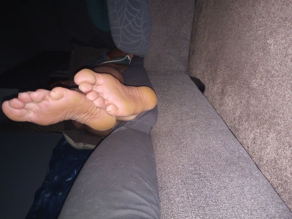 On your knees bitch and kiss my soles #8