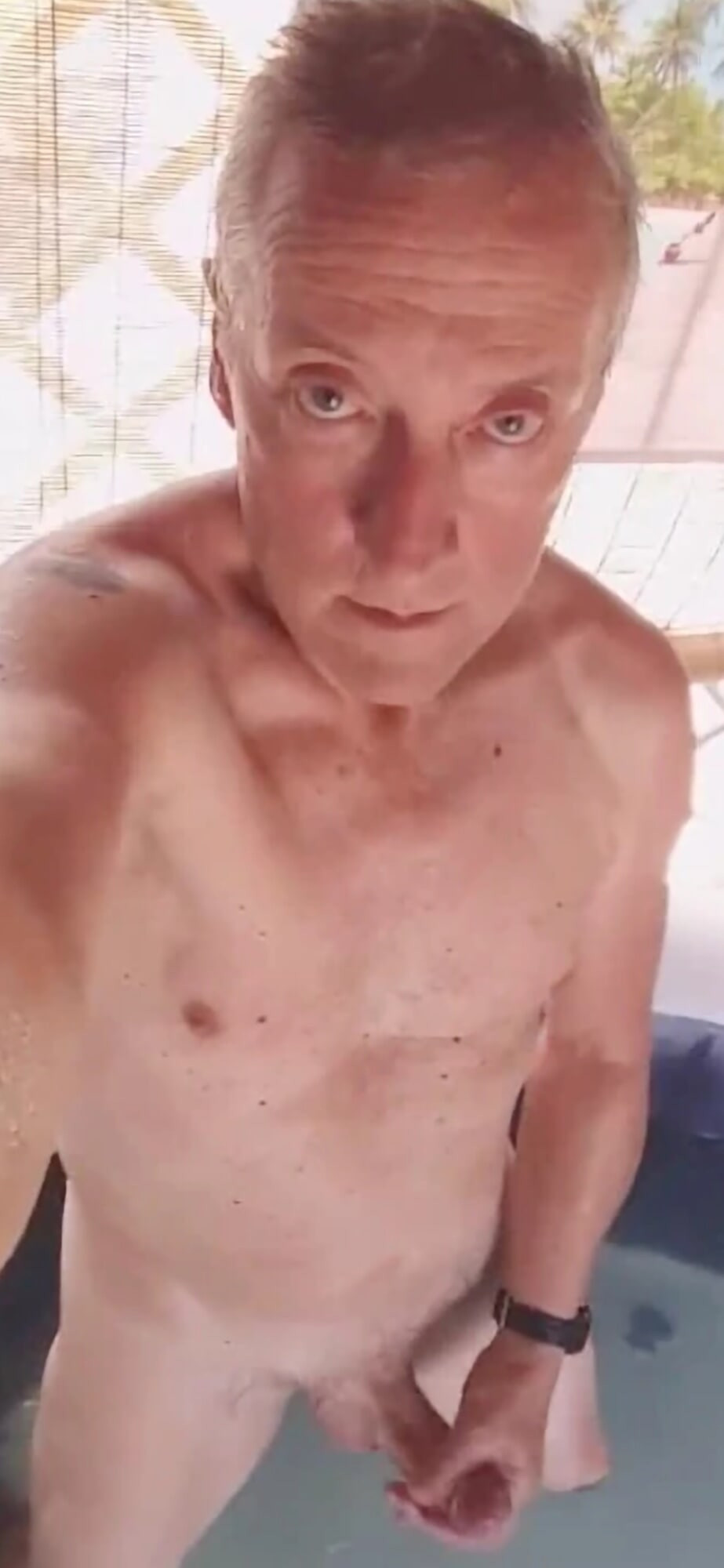 GRANDPA EXHIBITIONIST CLOSE UP CUMSHOT FESTIVAL #10