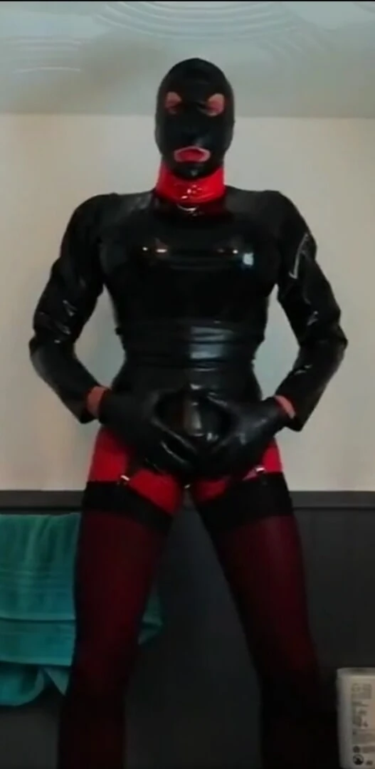 Alison in rubber #13