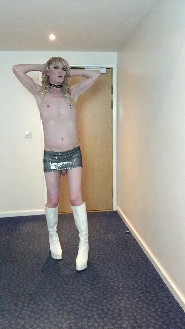 Sissy Poses Topless #14
