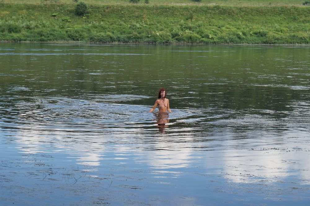 Nude Playing in Volga-river #55