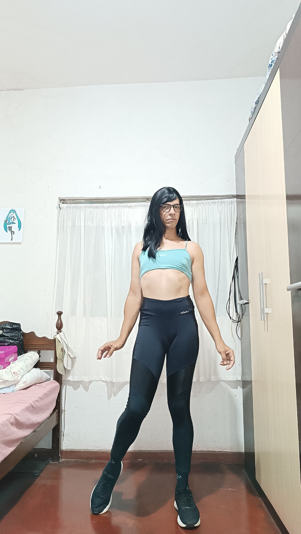 Sakura Nakamura Skinner Legging Gym  #40