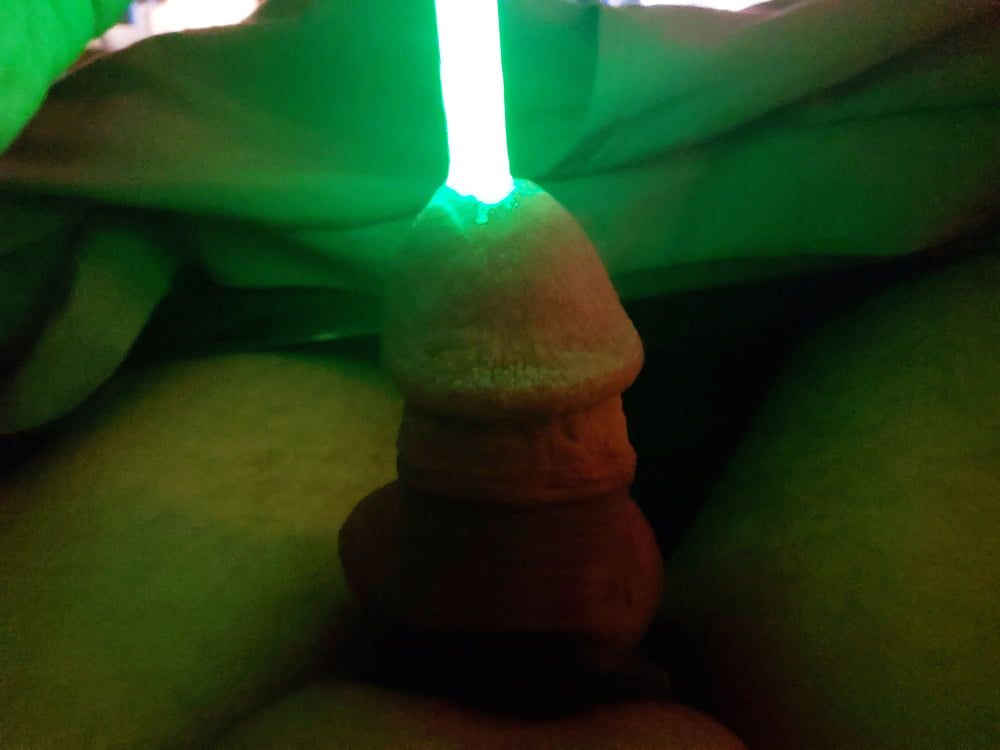Cock Sounding with a Glowstick in my Pisshole Urethral Play #7