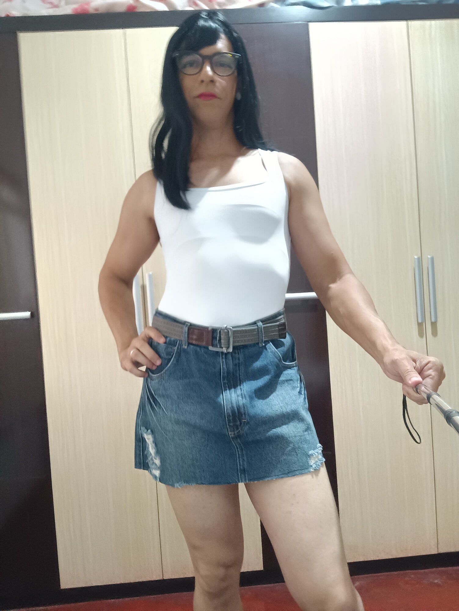 Cute Bodysuit And Jeans Short  #45