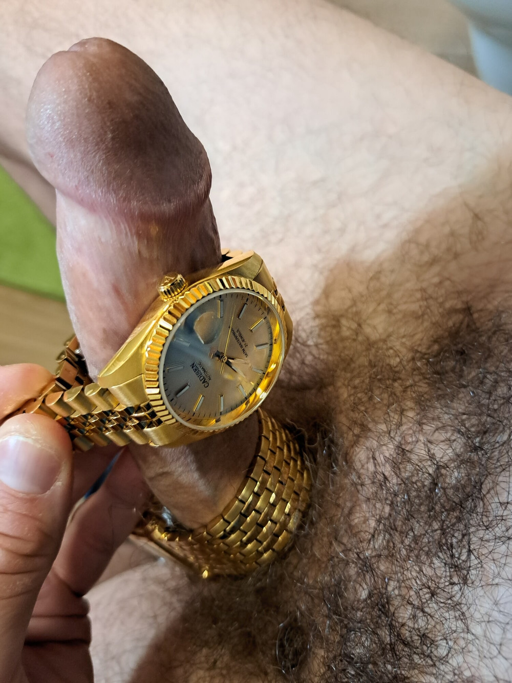 Gold wristwatches cock #2