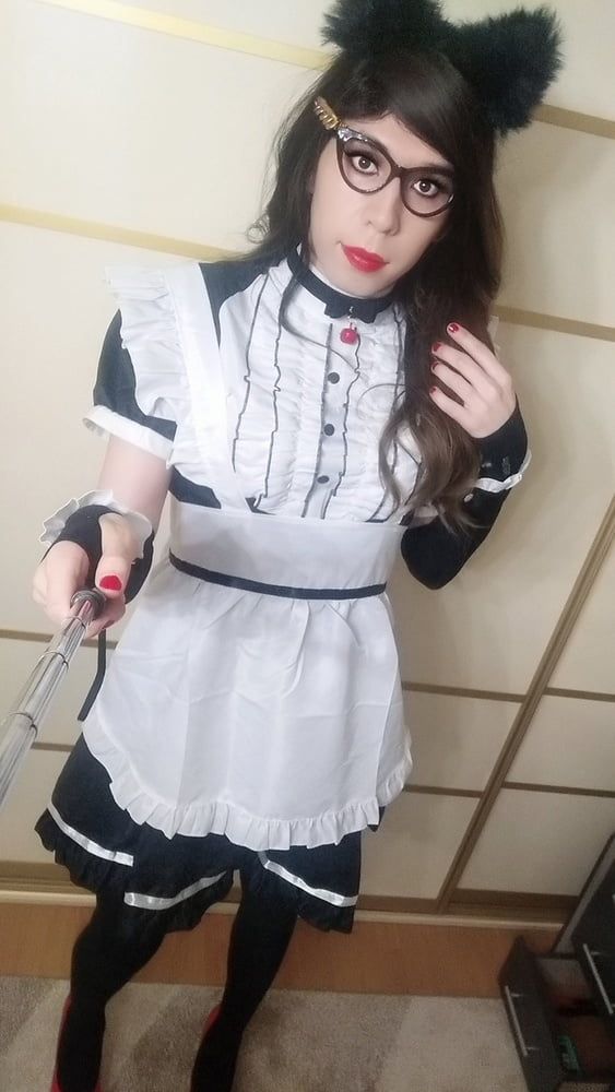 Guzel sissy maid #11