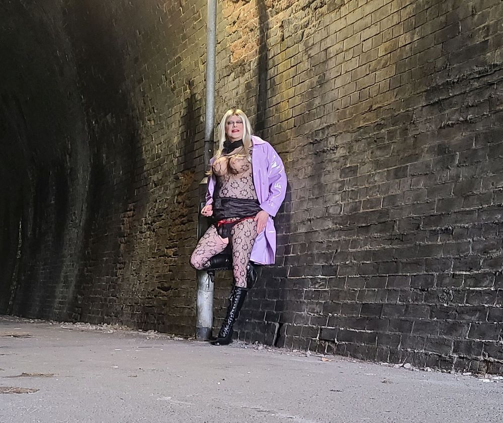 sissy in old tunnel #15