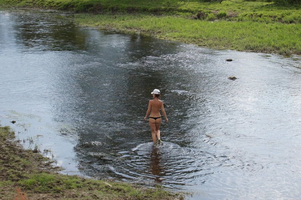 Nude in river&#039;s water #51