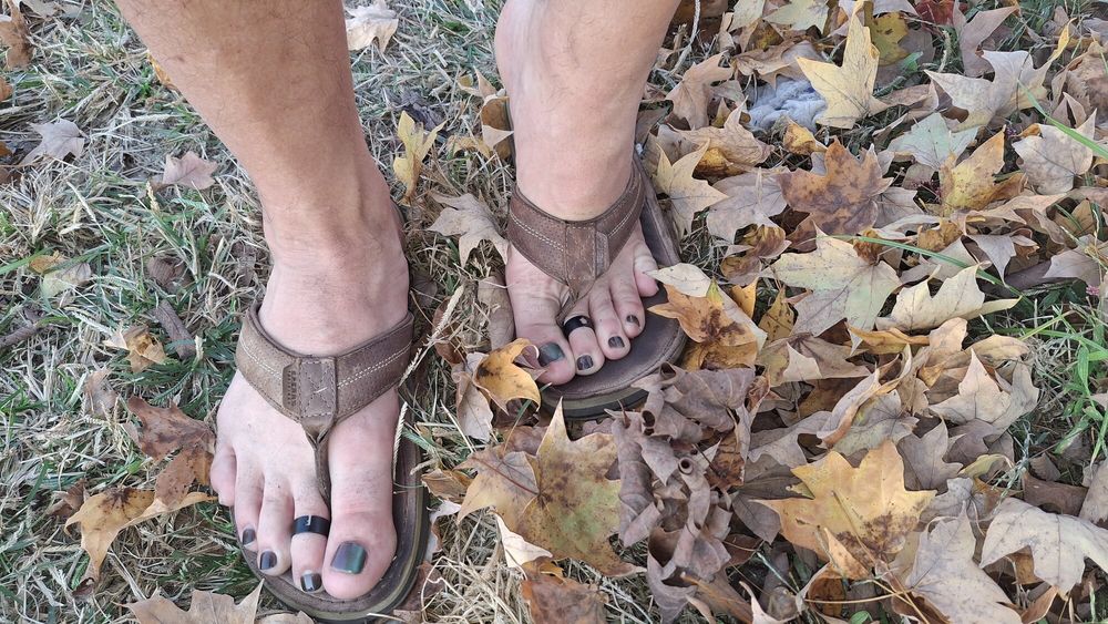 Feet in the leaves #4