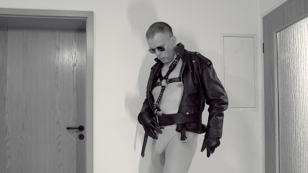 Lycra Leather Hunk 11 #8