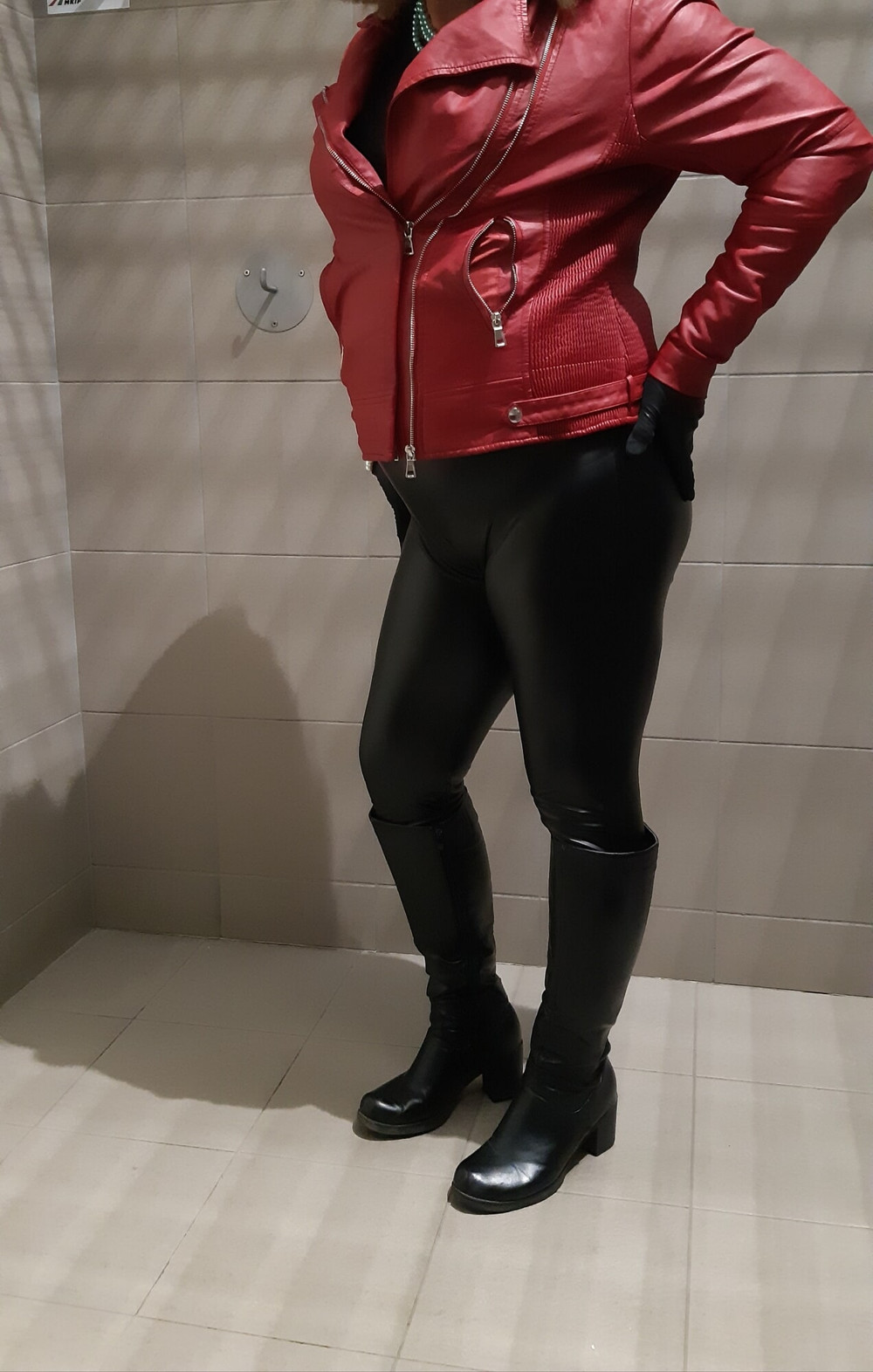 Shiny latex catshuit #10