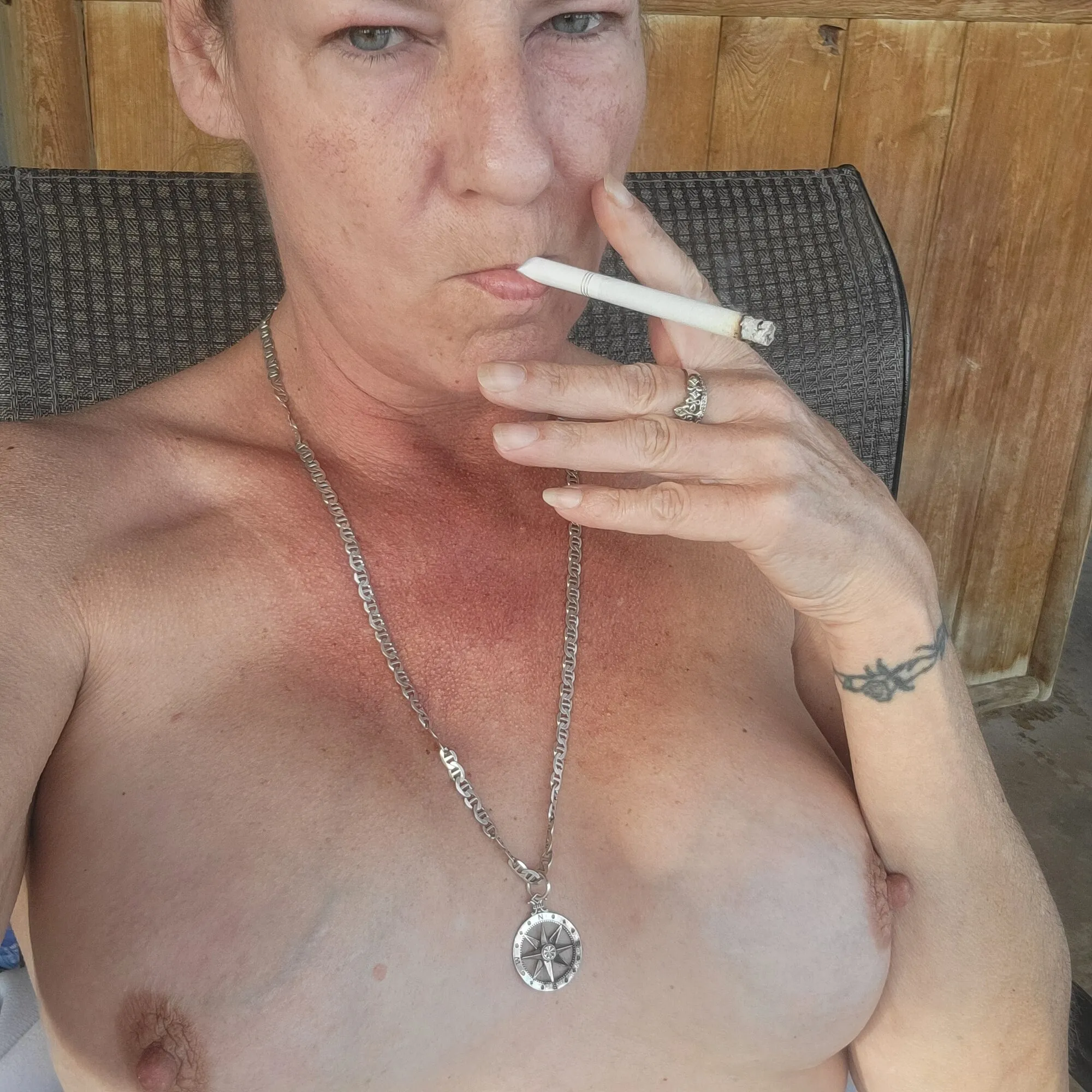 Cigarette smoking Milf 