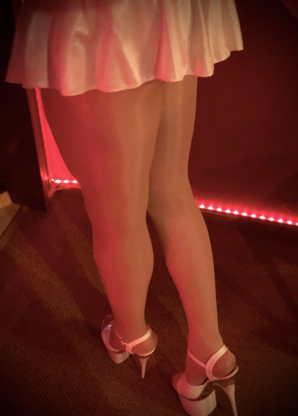 My legs on shiny pantyhose! #25