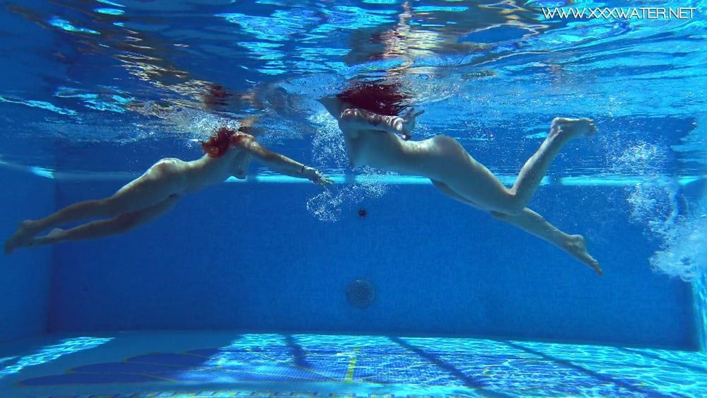  Sheril and Diana Rius Underwater Swimming Pool Erotics #5