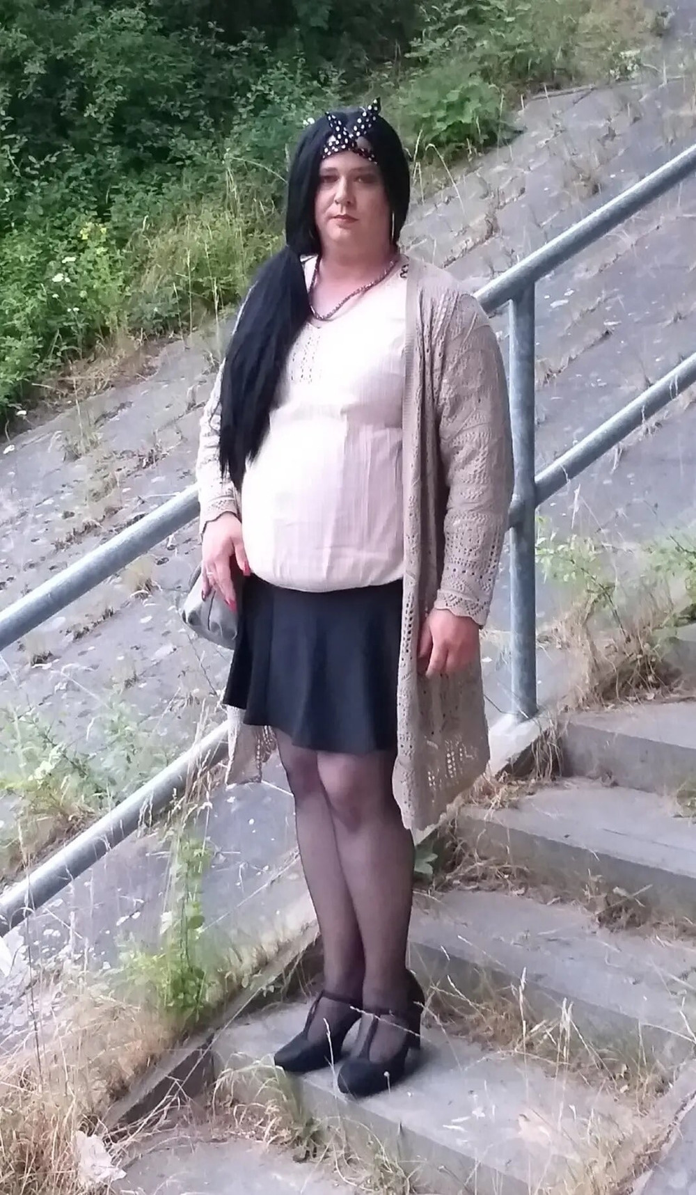 Crossdresser Janina exposed #19