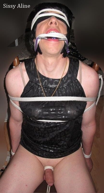 Sissy Aline - bound with cbt #7