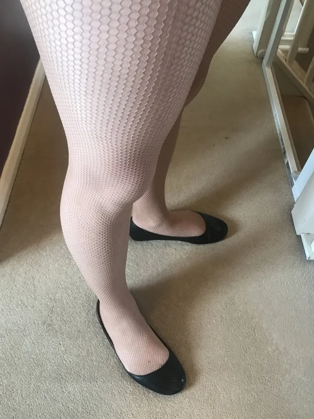 Tan fishnets tights #31