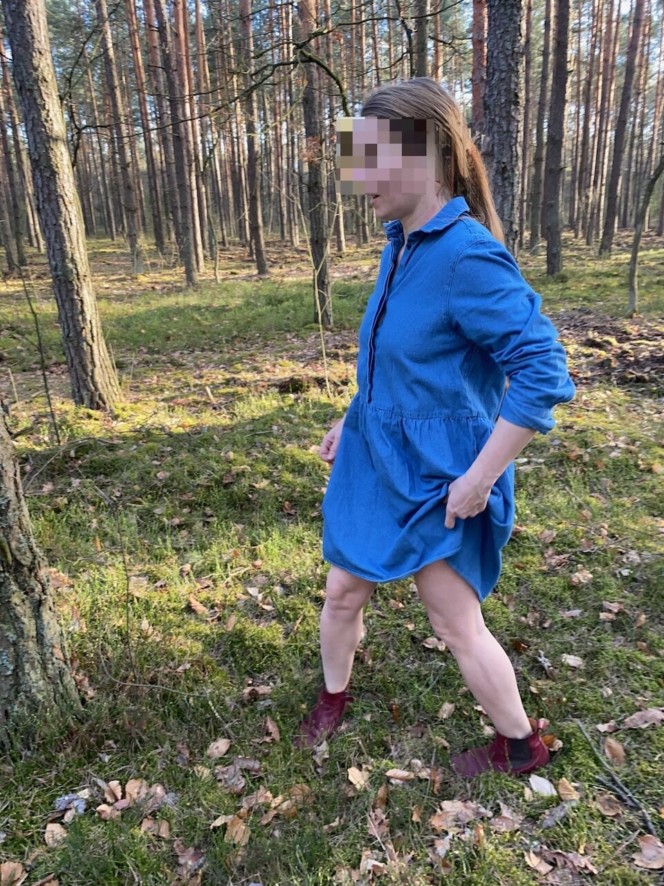 Bare bum in the forest #14