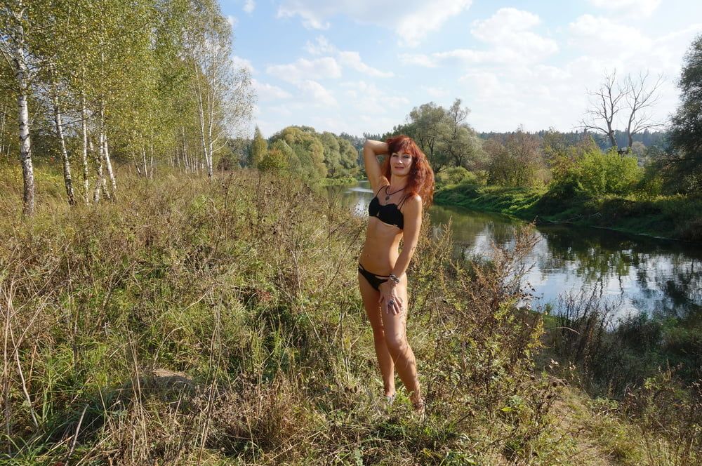 Flame Redhair on River-Beach #18