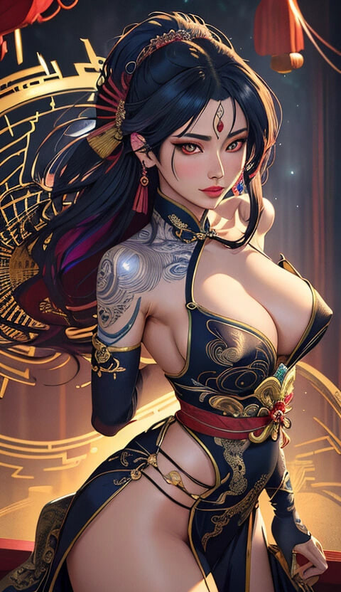 chinese temple (Ai models) #50